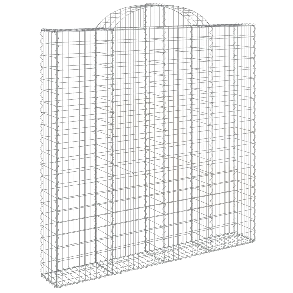 Cestas Vidaxl Schans 3 st 200x30x200 220 cm de hierro