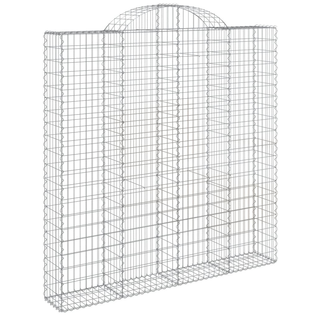 Cestas Vidaxl Schans 4 st 200x30x200 220 cm de hierro