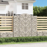 Cestas Vidaxl Schans 8 st 200x30x200 220 cm de hierro