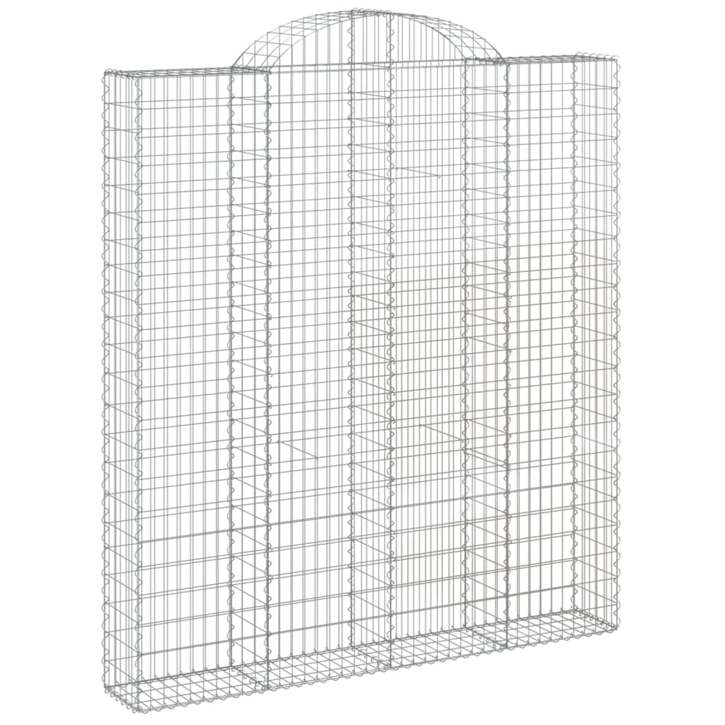 VidaXL Schans baskets 2 ST vaulted 200x30x220 240 cm iron