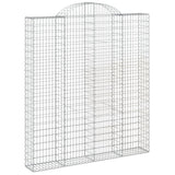 VidaXL Schans baskets 2 ST vaulted 200x30x220 240 cm iron