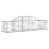 Vidaxl Schans Cesti 8 a volta a volta 200x50x40 60 cm Galvanized Iron