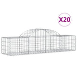 VidaXL Schans baskets 20 ST vaulted 200x50x40 60 cm iron