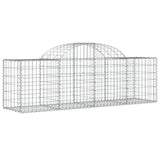 Vidaxl Schans baskets 5 st vaulted 200x50x60 80 cm galvanized iron