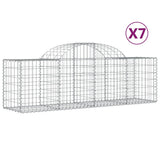 Vidaxl Schainen Kuerf 7 St Vauxted 200x -5060 80 cm Galvanized Eisen