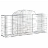 Vidaxl Schans Koše 3 St. Klenané 200x50x80 100 cm galvanizované železo