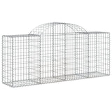 Cestas Vidaxl Schans 5 st 200x50x80 100 cm de hierro galvanizado