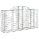 Vidaxl Schans baskets 6 st vaulted 200x50x100 120 cm iron