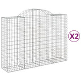 Vidaxl Schans Pankets 2 St Vaulted 200x50x140 160 cm fer