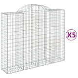 Vidaxl Schans Baskets 5 St. klenul 200x50x160 180 cm železo