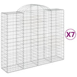 VidaXL Schans baskets 7 st vaulted 200x50x160 180 cm iron