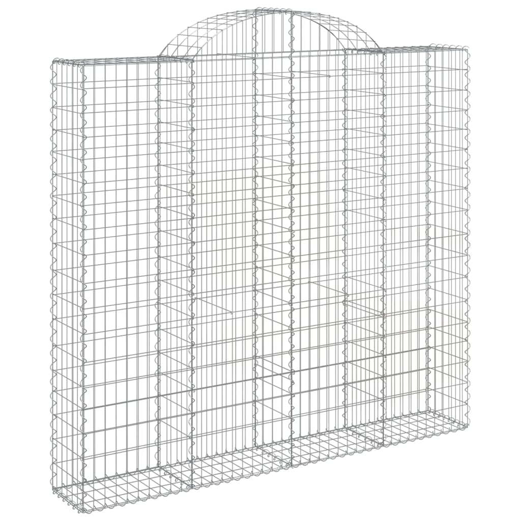 VidaXL Schans baskets 2 ST vaulted 200x50x180 200 cm iron