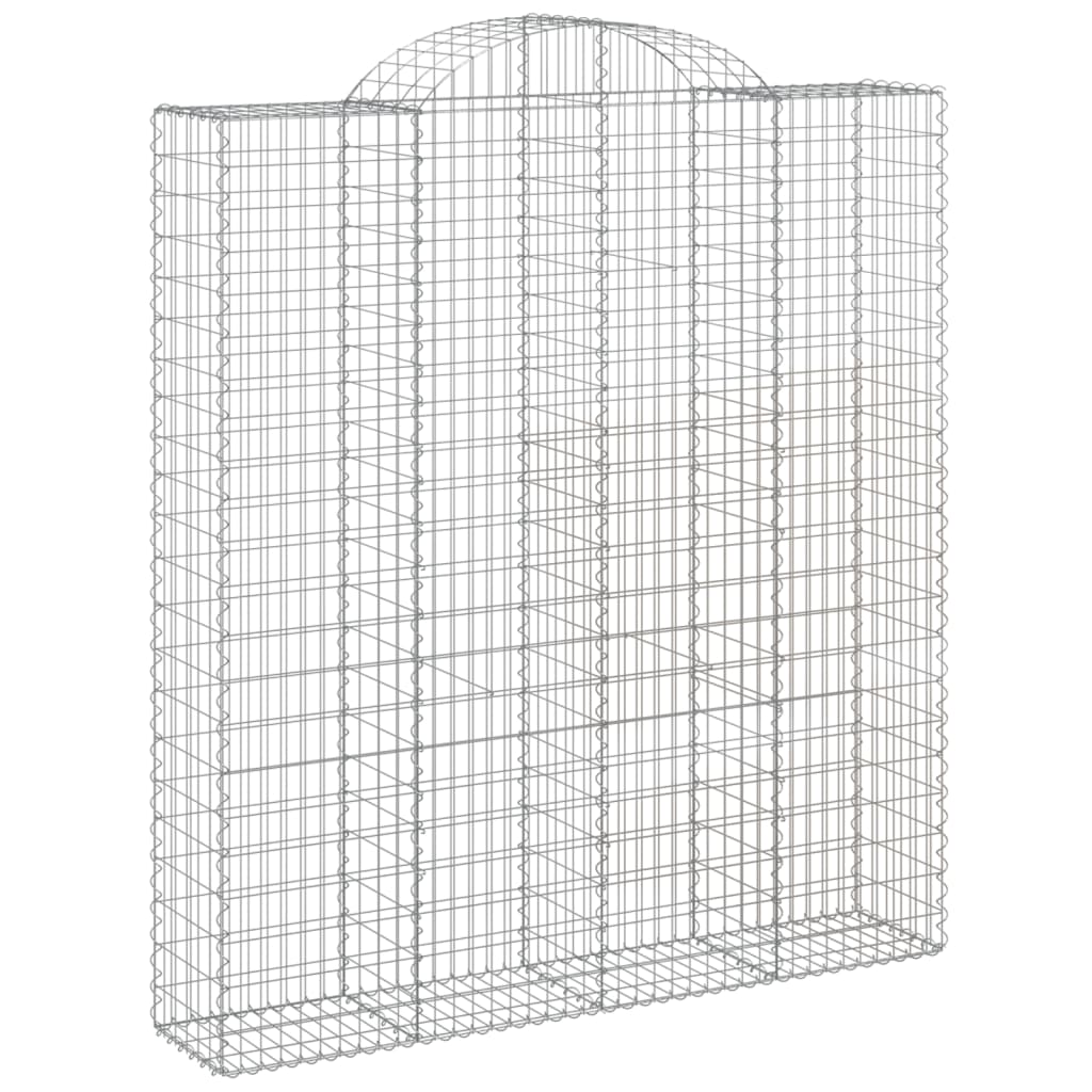 VidaXL Schans baskets 3 ST vaulted 200x50x220 240 cm iron