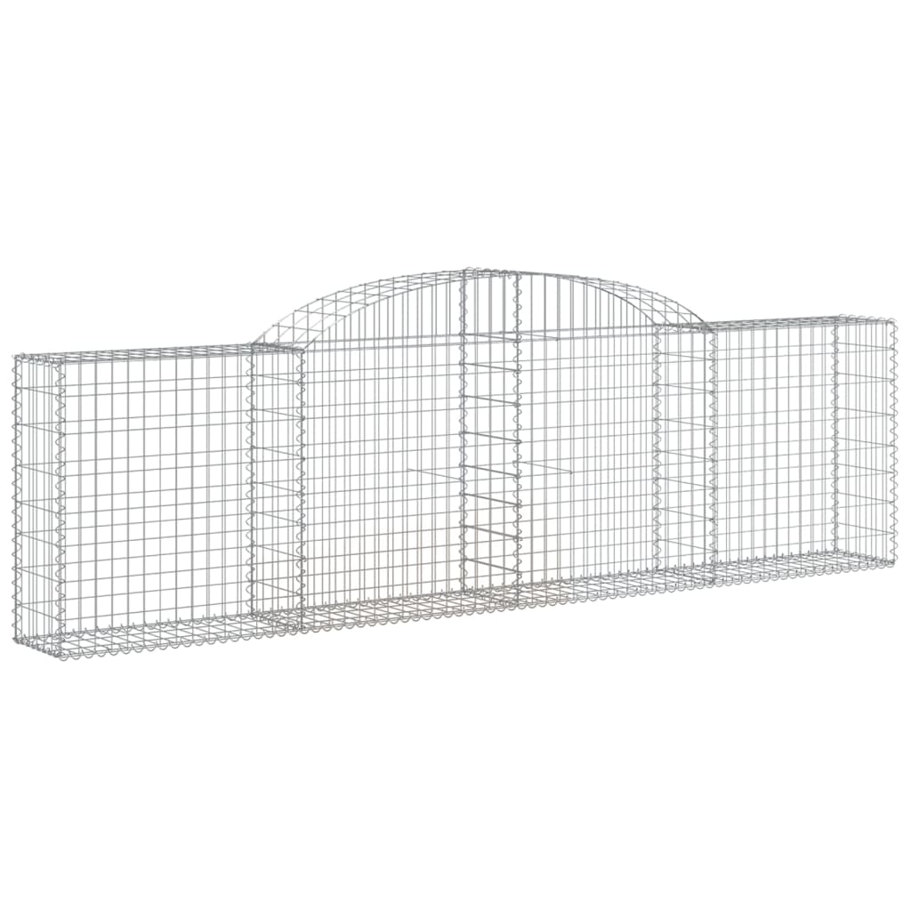 Cestas Vidaxl Schans 6 st 300x30x80 100 cm de hierro galvanizado