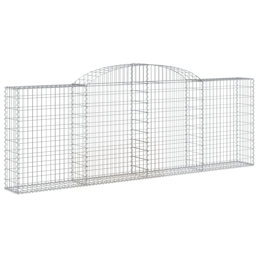 VidaXL Schans baskets 3 ST vaulted 300x30x100 120 cm iron