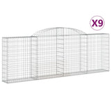 Vidaxl Schlag Kuerf 9 St Vaulted 300x30X100 120 cm Eisen