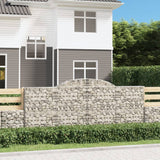 Vidaxl Schans korgar 4 st valvade 300x30x120 140 cm järn