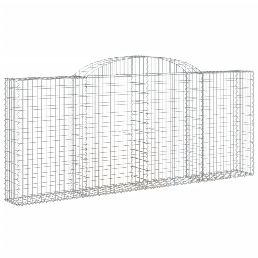 VidaXL Schans baskets 5 st vaulted 300x30x120 140 cm iron