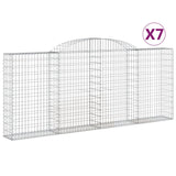 VidaXL Schans baskets 7 ST vaulted 300x30x120 140 cm iron