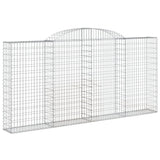 VidaXL Schans baskets 3 ST vaulted 300x30x140 160 cm iron