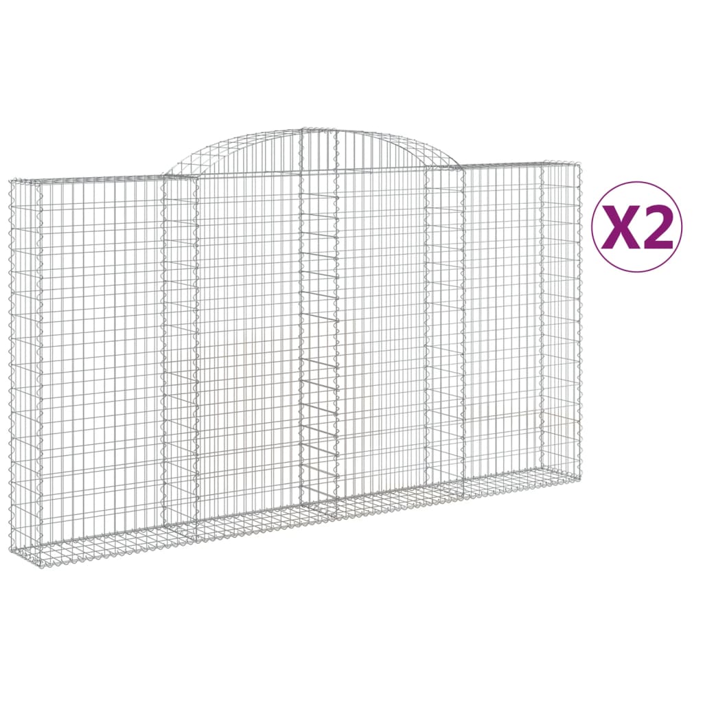 Vidaxl Schloss Kuerf 2 St Vaulted 300x30X160 180 cm Eisen