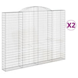 Vidaxl Schans Baskets 2 ST Klenba 300x30x220 240 cm železo