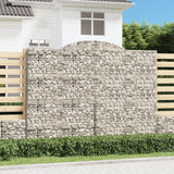 Vidaxl Schans kurve 2 st hvælvede 300x30x220 240 cm jern