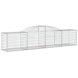 Vidaxl Schans baskets 5 st vaulted 300x50x60 80 cm galvanized iron