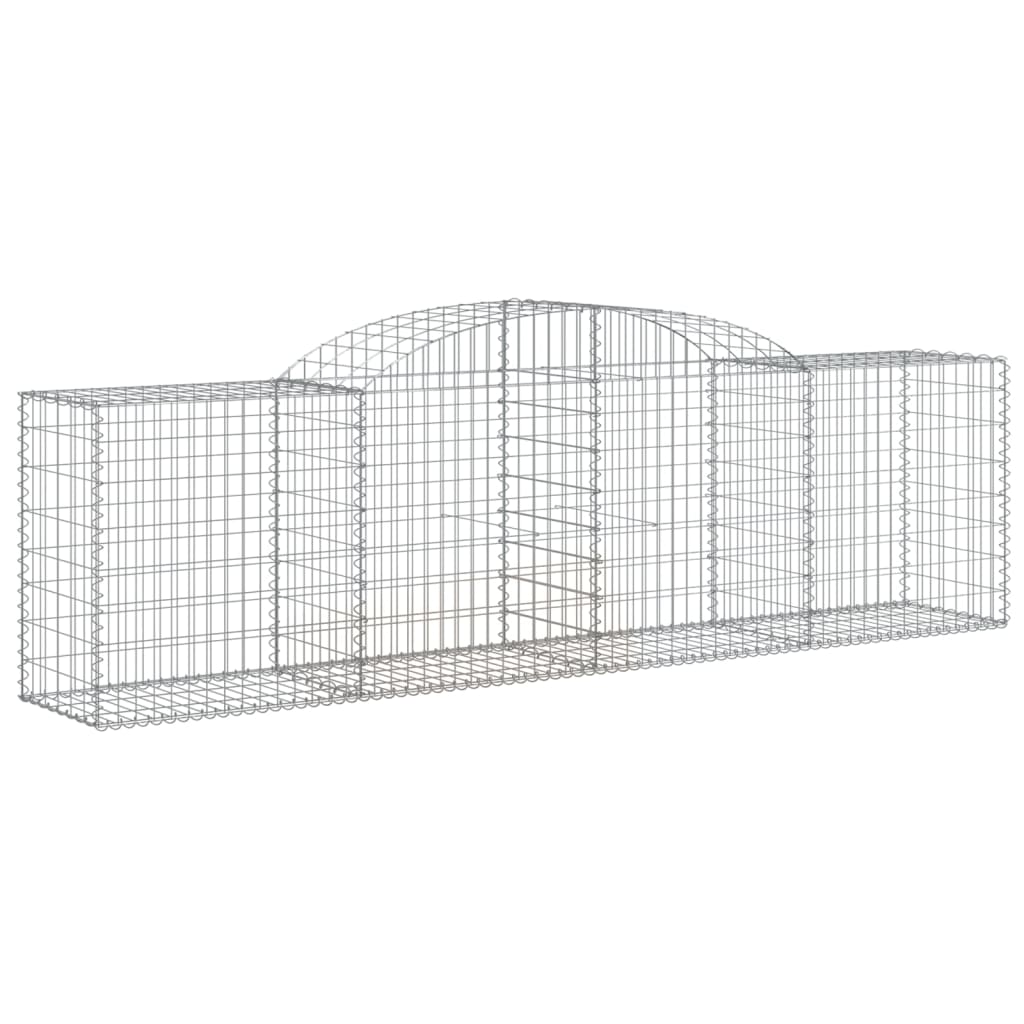 Cestas Vidaxl Schans 2 st 300x50x80 100 cm de hierro galvanizado