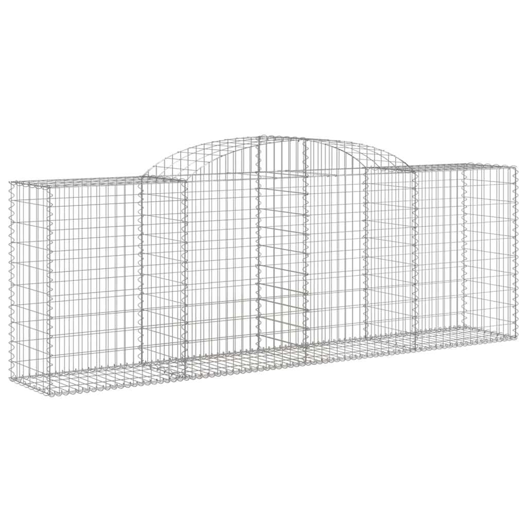 VidaXL Schans baskets 4 st vaulted 300x50x100 120 cm iron