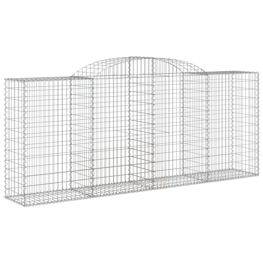 VidaXL Schans baskets 2 ST vaulted 300x50x120 140 cm iron