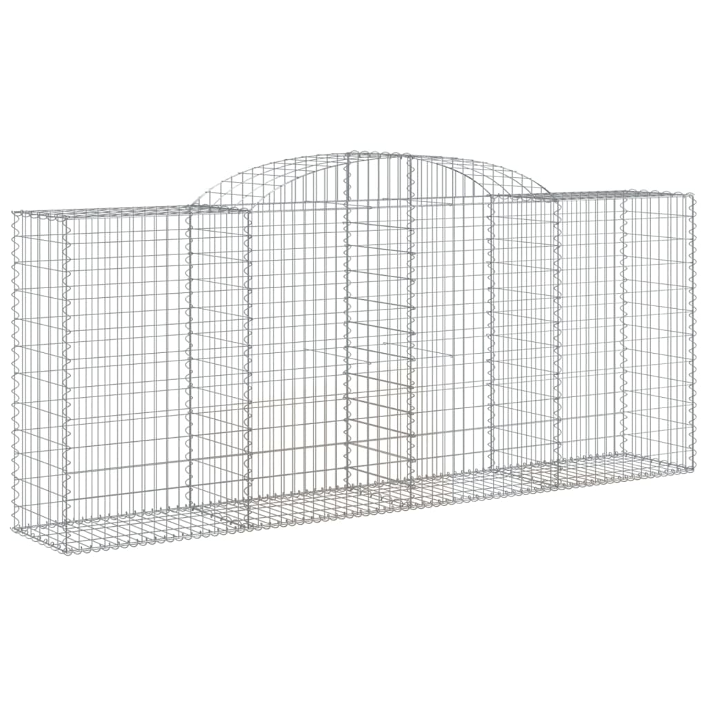 Vidaxl Schans baskets 4 st vaulted 300x50x120 140 cm iron