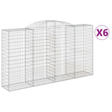 VidaXL Schans baskets 6 st vaulted 300x50x160 180 cm iron