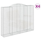 Vidaxl Schiags Kuerf 4 St Vaulted 300x50220 24 cm Eisen