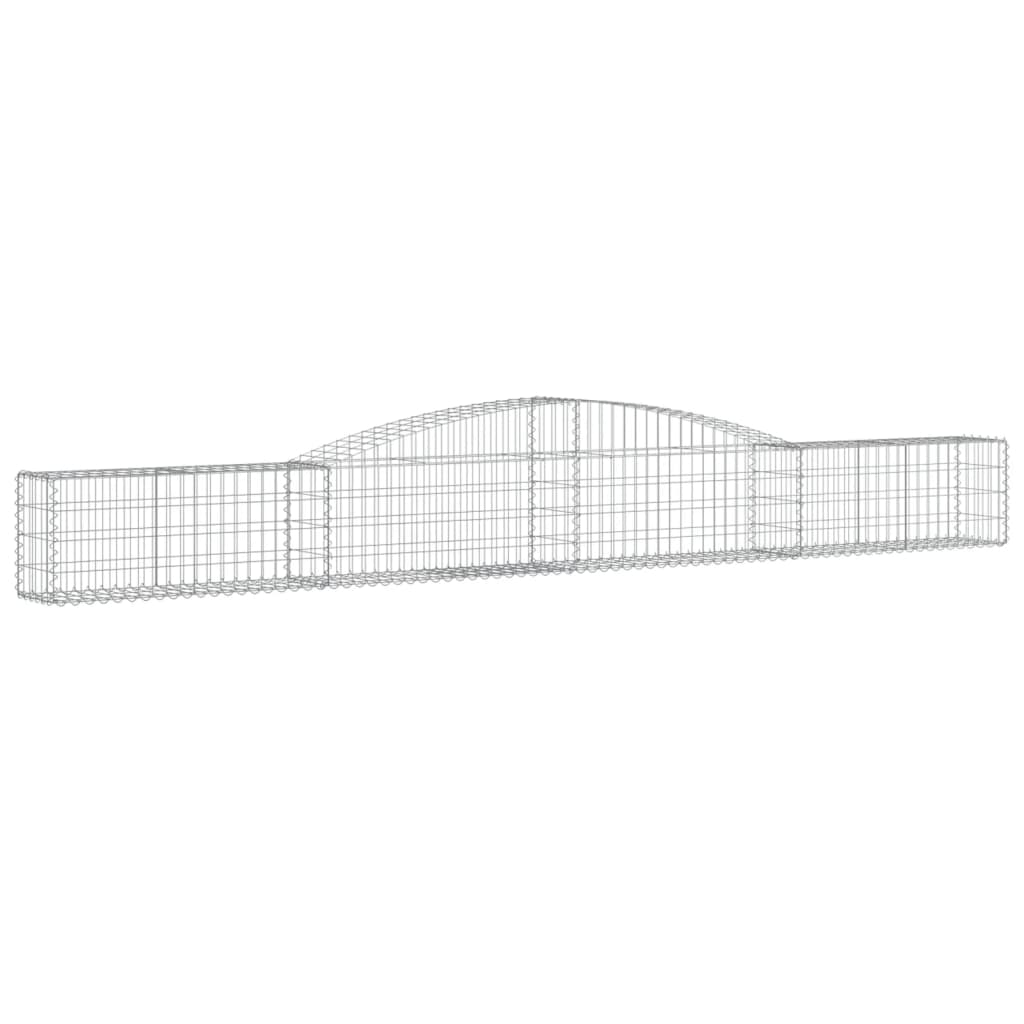 VidaXL Schans baskets 4 st vaulted 400x30x40 60 cm iron