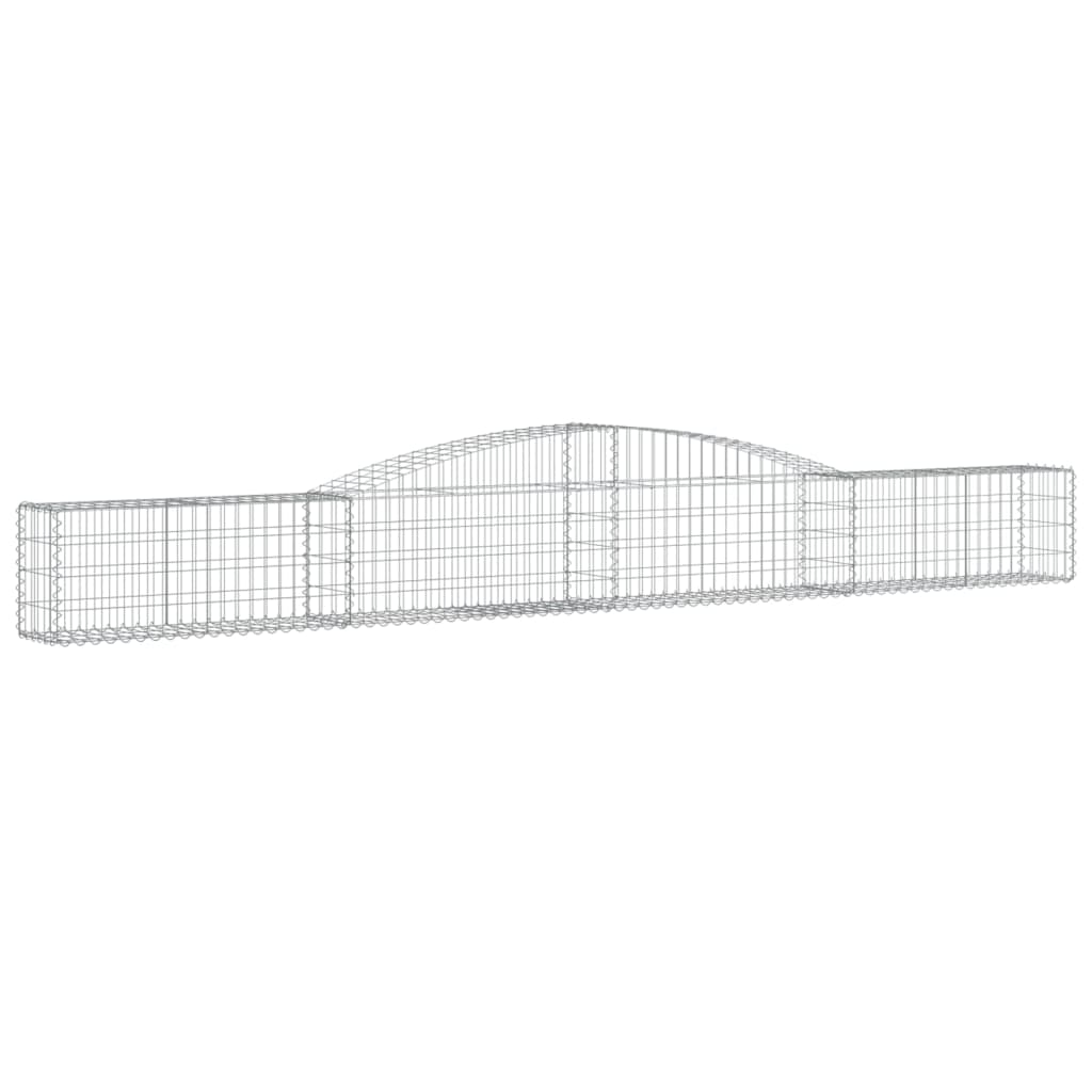 VidaXL Schans baskets 5 st vaulted 400x30x40 60 cm iron