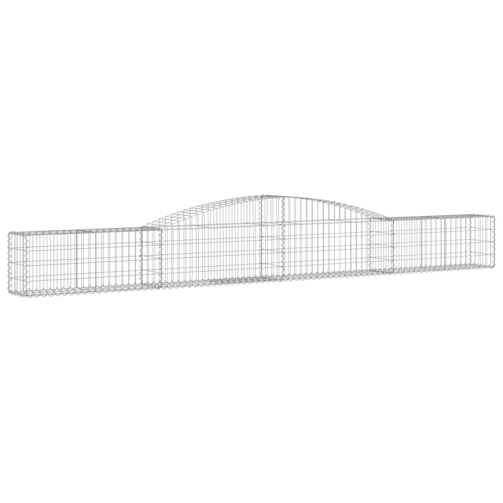 Vidaxl Schans kurver 6 St Vaulted 400x30x40 60 cm jern