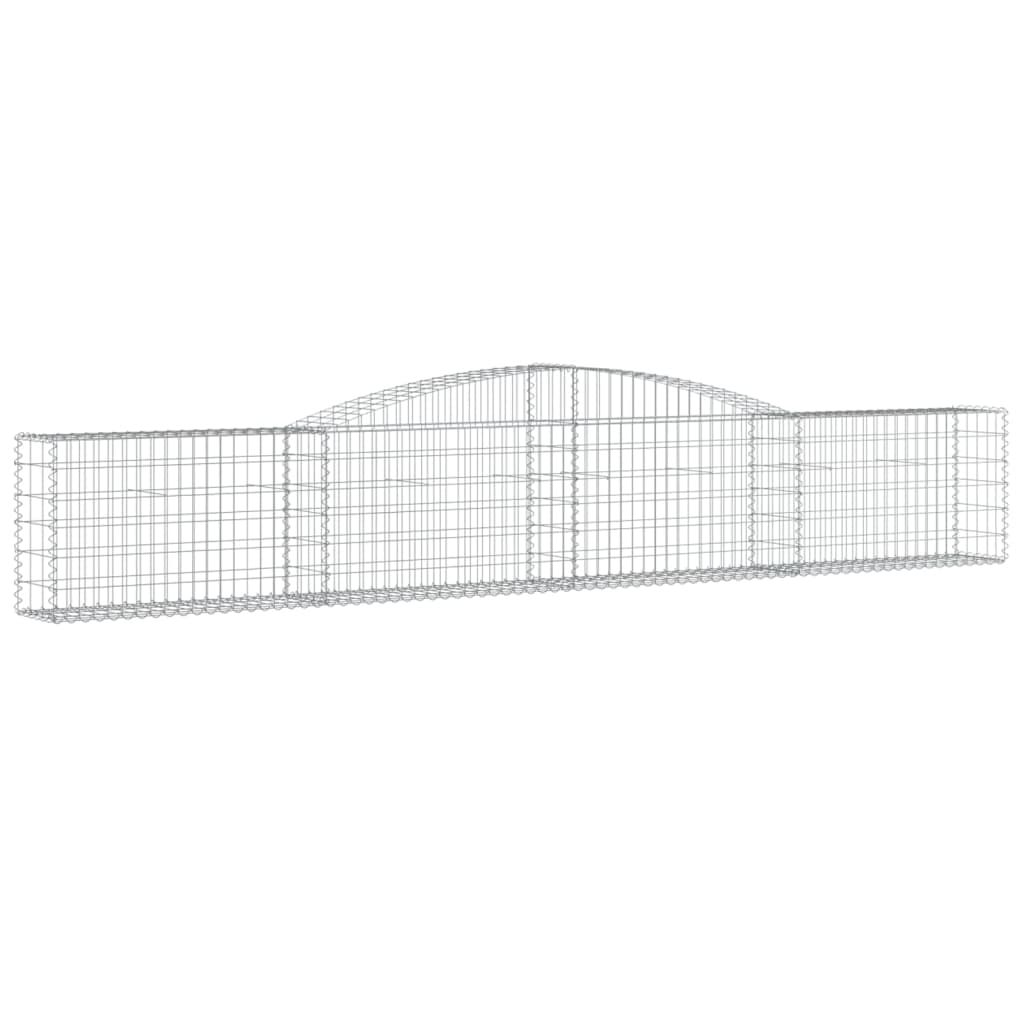 Vidaxl Schans baskets 5 st vaulted 400x30x60 80 cm iron