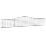 VidaXL Schans baskets 7 st vaulted 400x30x60 80 cm iron