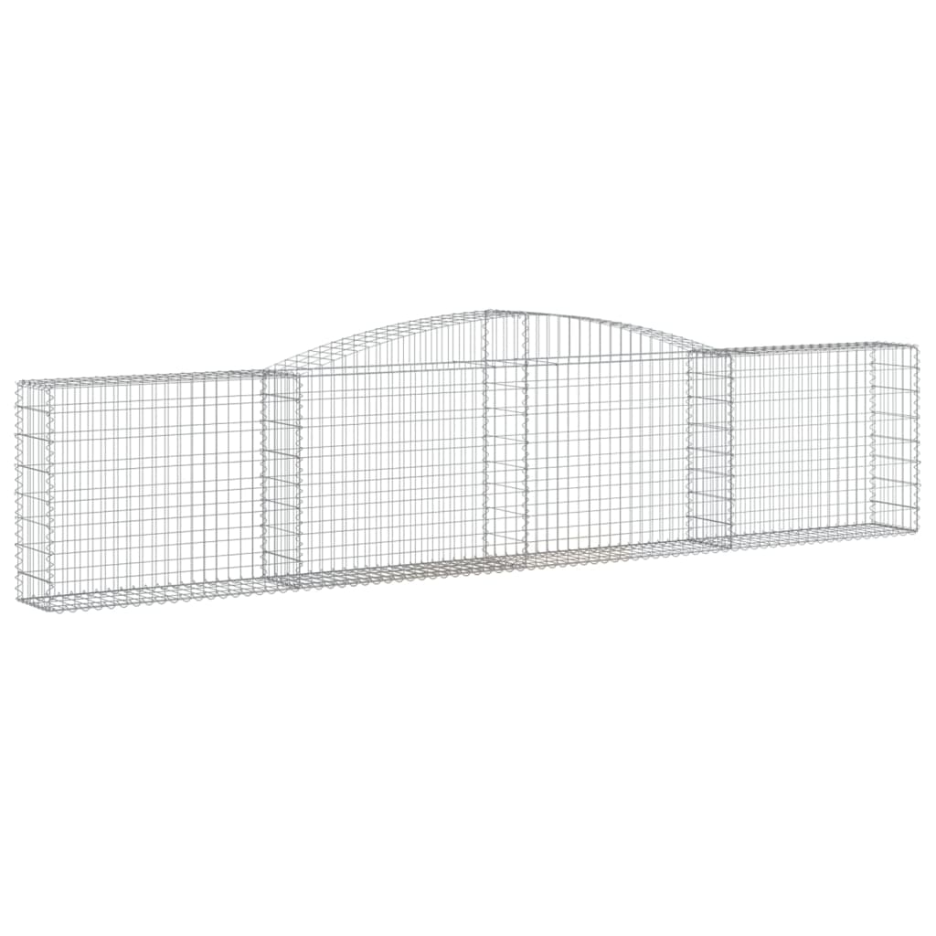 VidaXL Schans baskets 5 st vaulted 400x30x80 100 cm iron