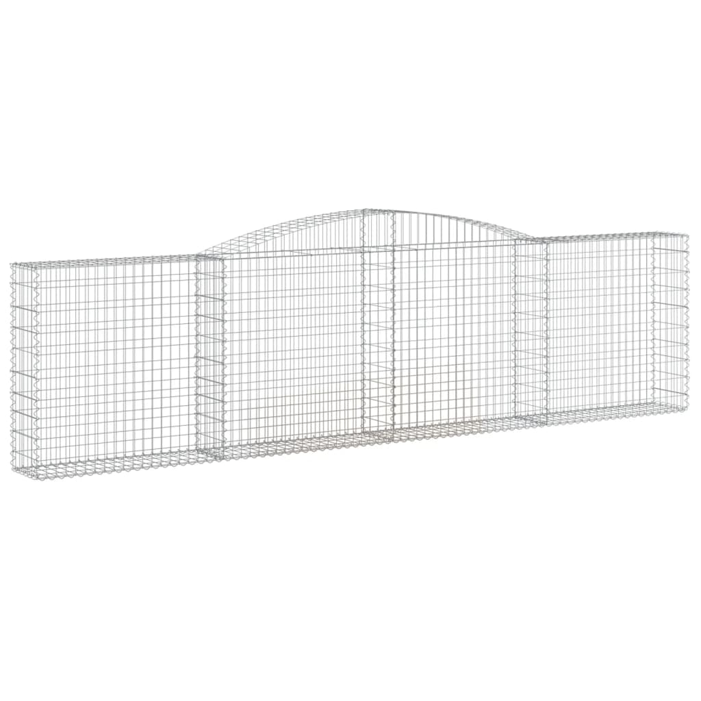 Vidaxl Schans baskets 4 st vaulted 400x30x100 120 cm iron