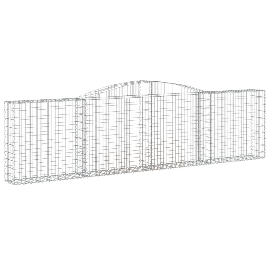 VidaXL Schans baskets 6 st vaulted 400x30x100 120 cm iron