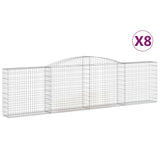 Vidaxl Schans Baskets 8 ST Klavené 400x30x100 120 cm železo