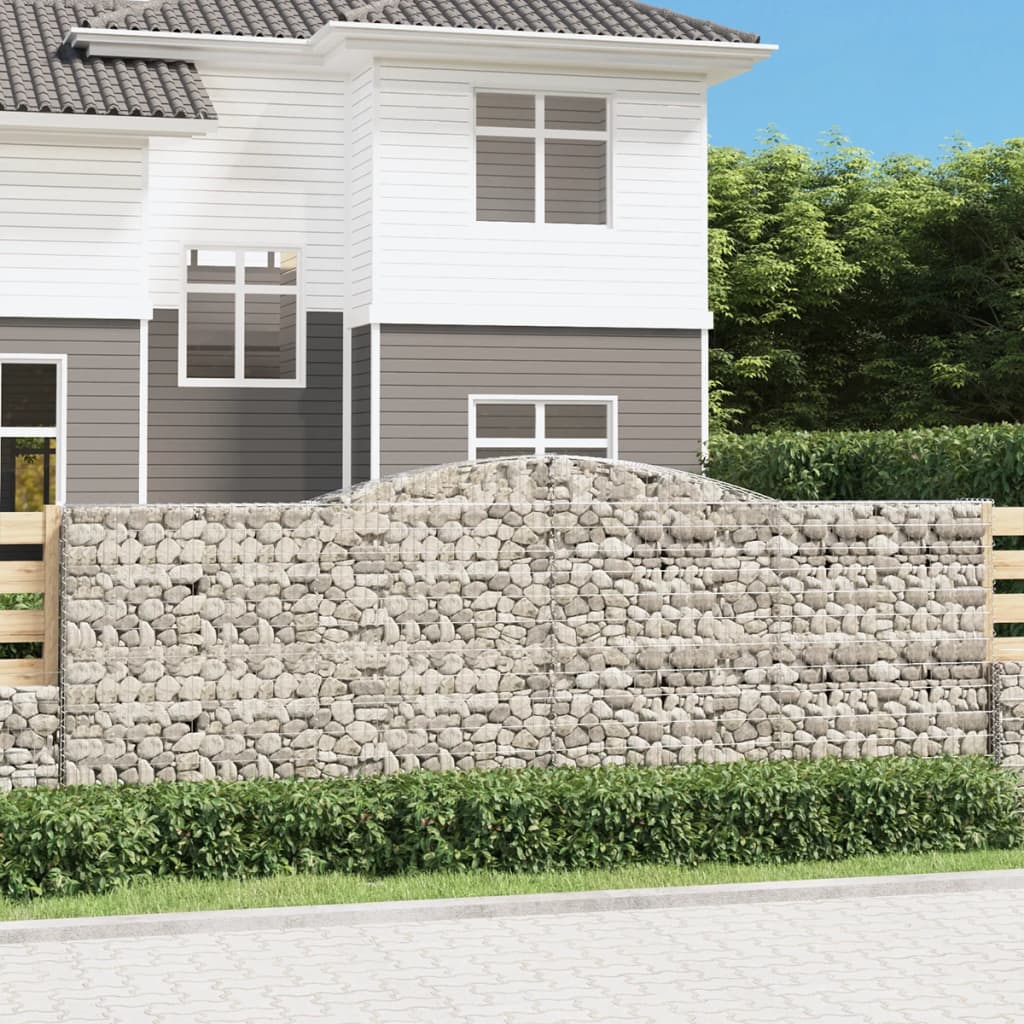 Cestas Vidaxl Schans 6 st 400x30x140 160 cm de hierro