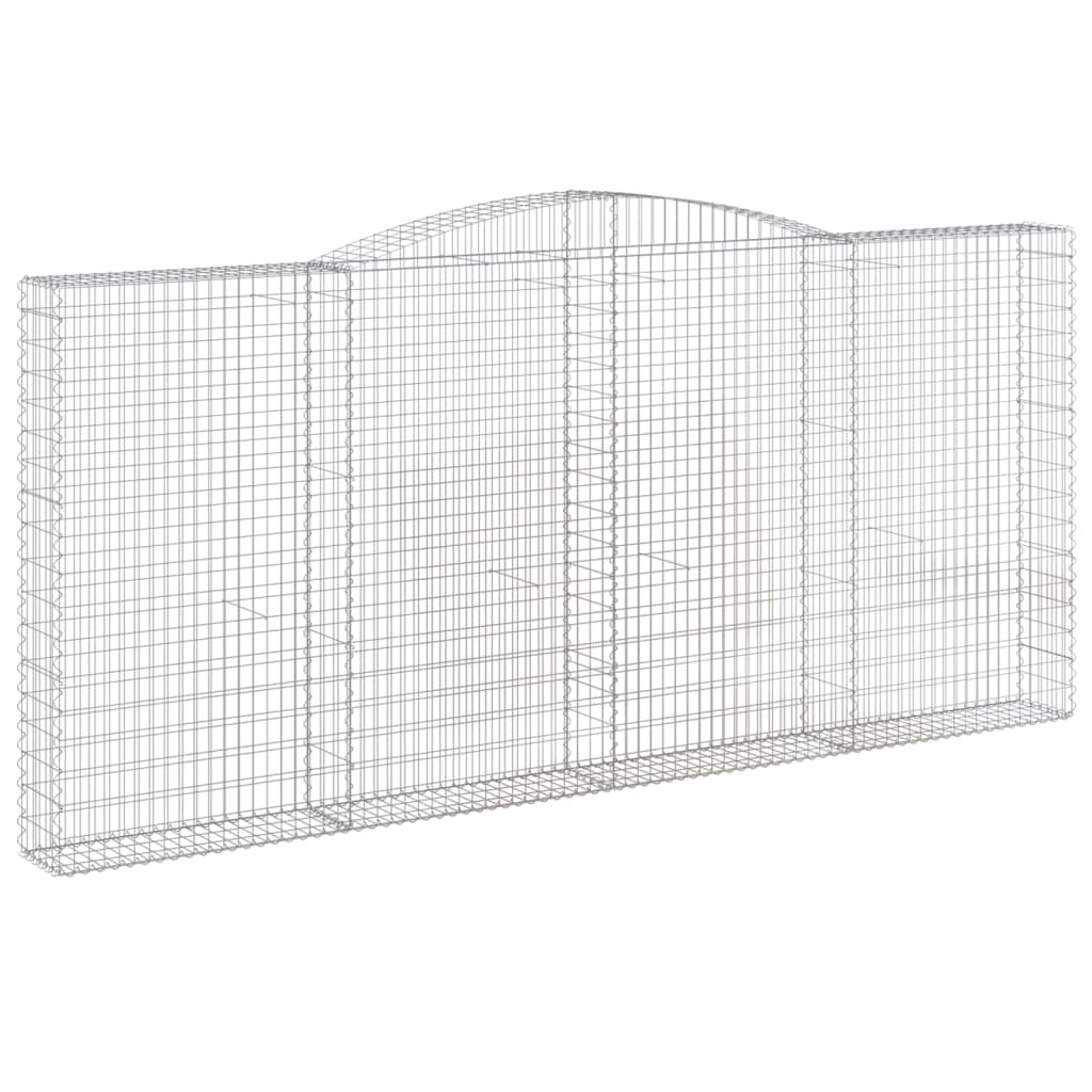 VidaXL Schans baskets 3 ST vaulted 400x30x180 200 cm iron