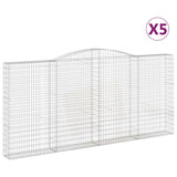 VidaXL Schans baskets 5 st vaulted 400x30x180 200 cm iron