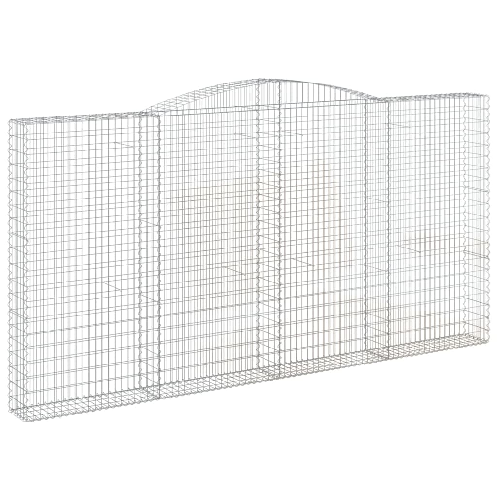 VidaXL Schans baskets 2 ST vaulted 400x30x200 220 cm iron