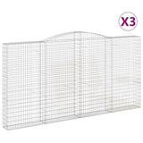 Vidaxl Schans Baskets 3 ST Klenba 400x30x200 220 cm železo