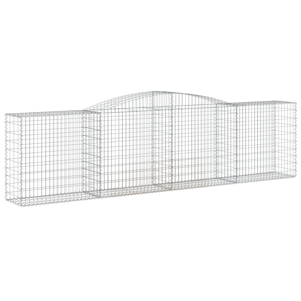 VidaXL Schans baskets 4 st vaulted 400x50x100 120 cm iron