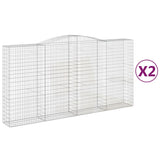 Vidaxl Schlag Kuerf 2 St Vaulted 400x50x200 220 cm Eisen